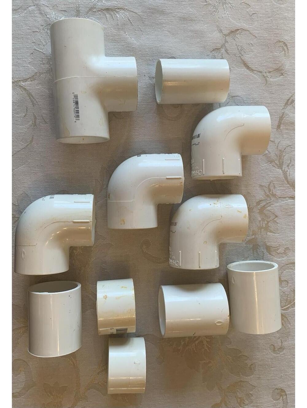 Various Schedule 40 PVC Pipe Fittings
